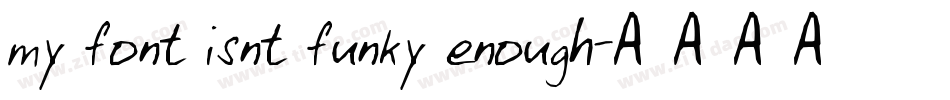 my font isnt funky enough字体转换